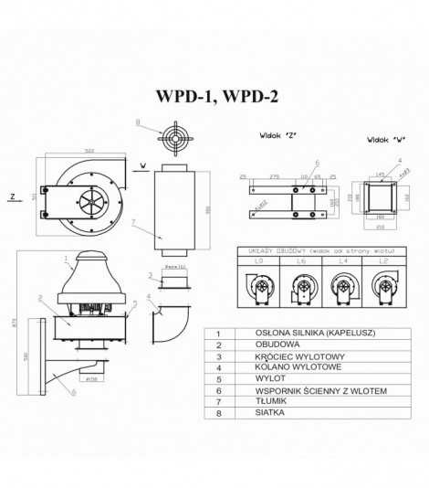 WENTYLATOR  DACHOWY WPD-2 3F