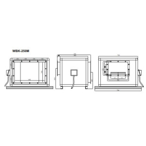 WENTYLATOR PROMIENIOWY WBK-250M
