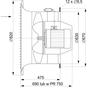 WENTYLATOR  WOCH-63/1  3F