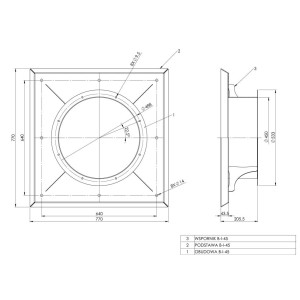 PODSTAWA DACHOWA B/I-45                                     