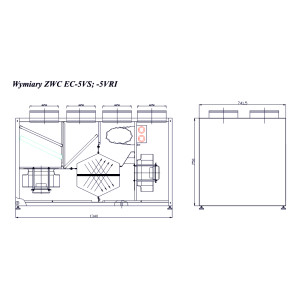 WYMIENNIK CIEPŁA ZWC EC- 5 VRI N + SVD-A EC                 