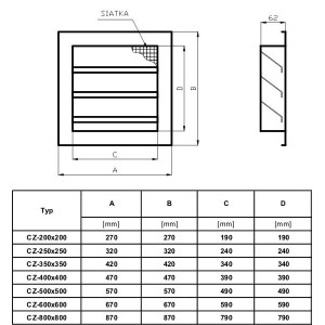 CZERPNIA ŚCIENNA CZ 700X700                                 