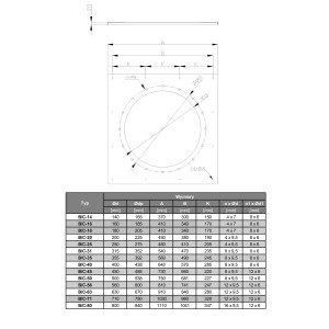 PODSTAWA DACHOWA B/C-20