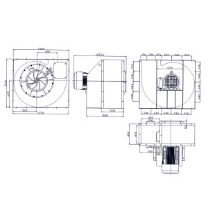 WENTYLATOR DO TRANSPORTU PYŁU WTK EX-30 3F