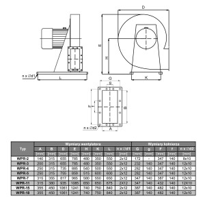WENTYLATOR DO SILOSÓW WPR-11 3F