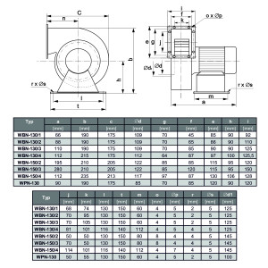 WENTYLATOR WBN-150/4 1F