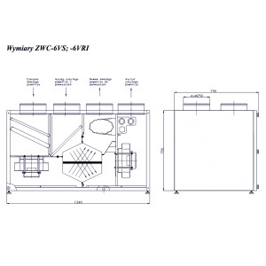 REKUPERATOR ZWC EC 6V RI N