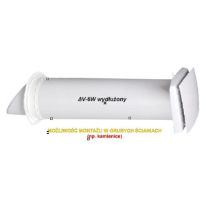 REKUPERATOR ŚCIENNY Z WI-FI AV-6W