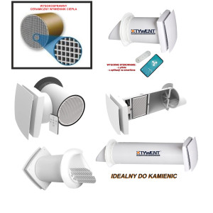 REKUPERATOR ŚCIENNY Z WI-FI AV-6W