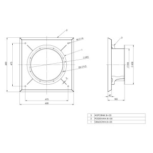 PODSTAWA DACHOWA B/I-35