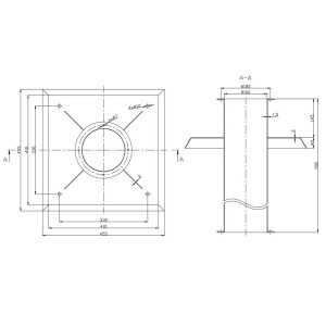 PODSTAWA DACHOWA B/II-16