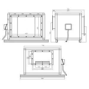 WENTYLATOR PROMIENIOWY WBK-250L