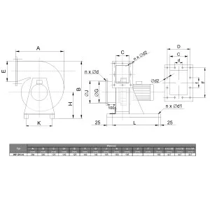 WENTYLATOR CHEMOODPORNY WP OH-14 3F