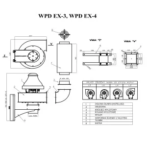 WENTYLATOR DACHOWY PRZECIWWYBUCHOWY WPD EX-3