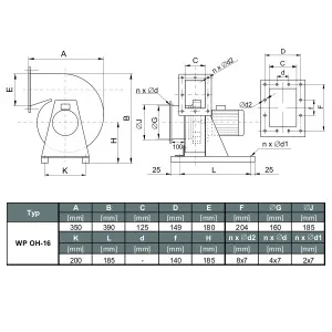 WENTYLATOR CHEMOODPORNY WP OH-16 1F